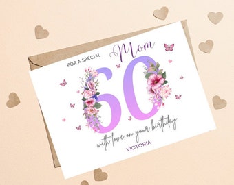 Biglietto di auguri per il 60° compleanno, biglietto per la migliore amica e sorella, traguardo favoloso - Italia