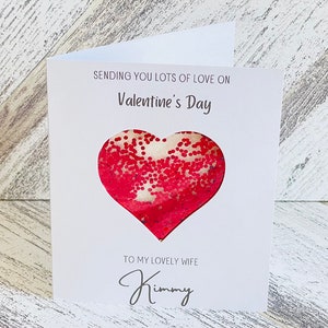 Carte de saint-Valentin à ma charmante femme, carte de Saint-Valentin pour femme, mari, petite amie, petit ami, carte de Saint-Valentin pour maman, papa