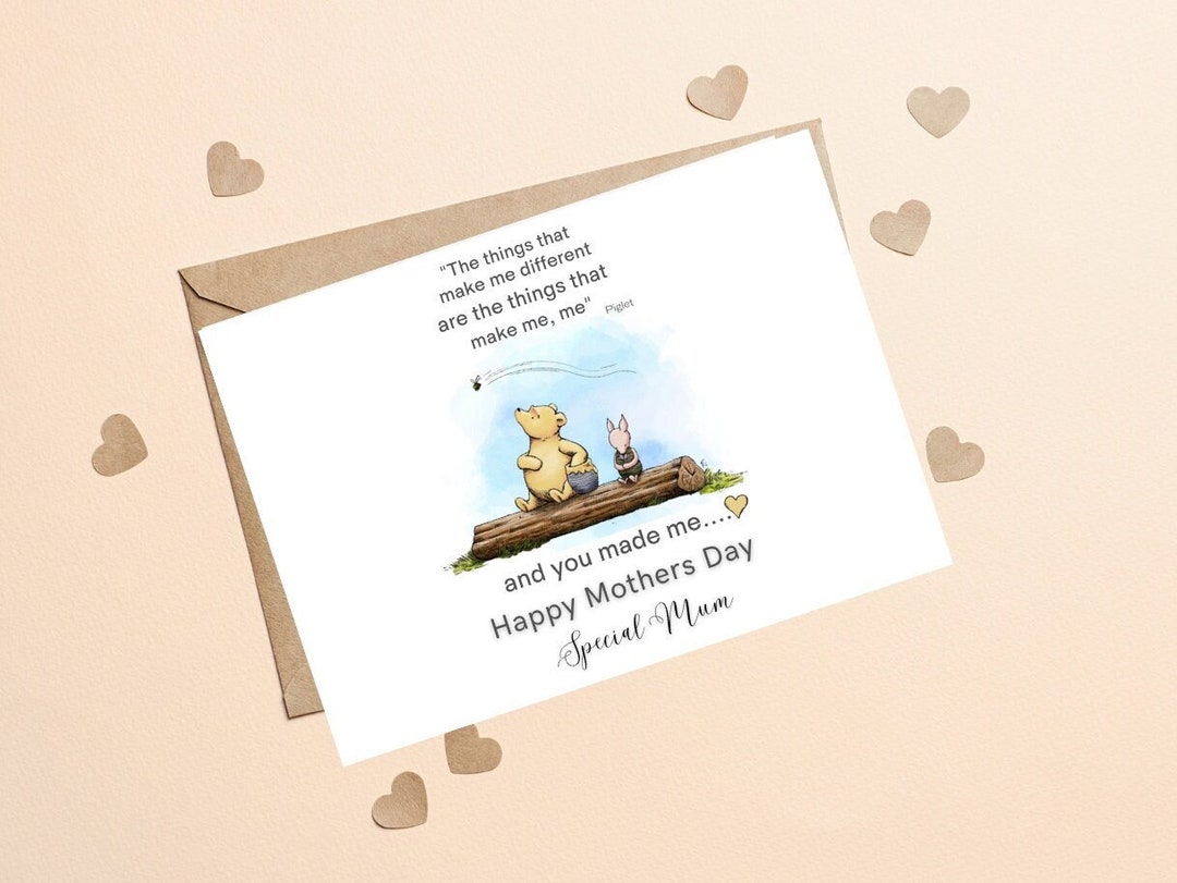 Winnie The Pooh Happy Mothers Day PNG | Inspire Uplift - View #5