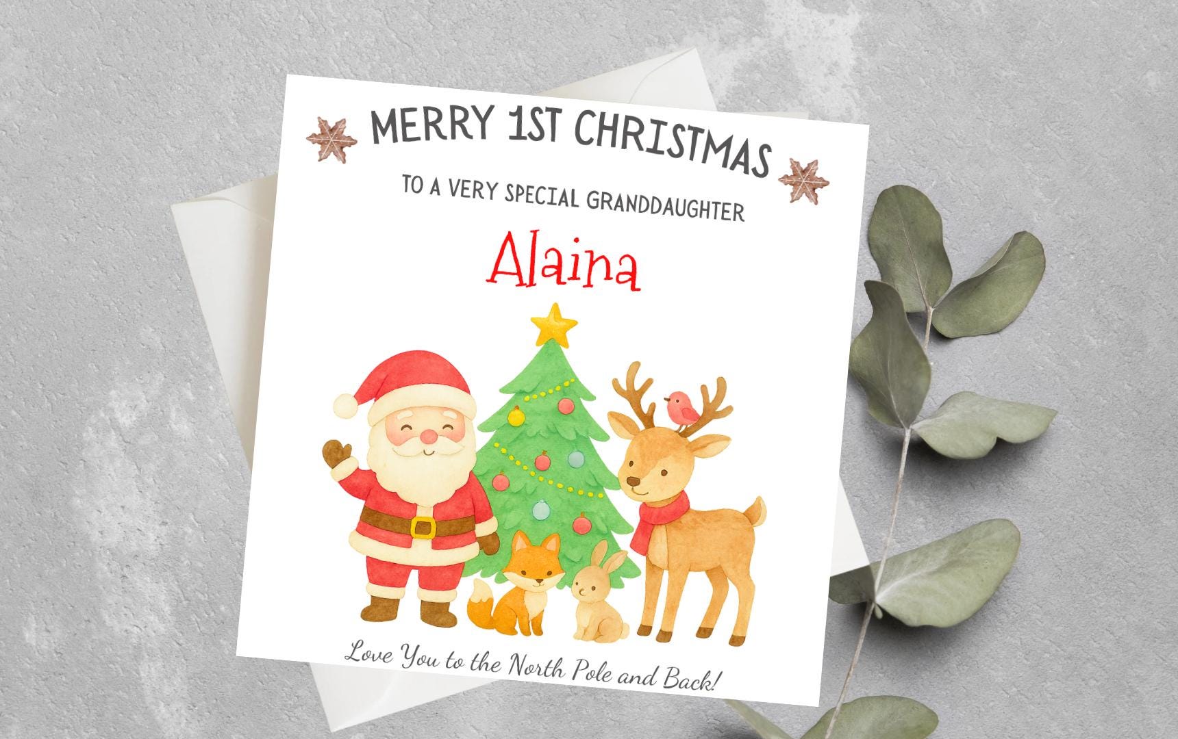 Regal Publishing C85410 - Biglietto di Natale per nipote, bianco, rosso, giallo, marrone, 23 x 15 cm