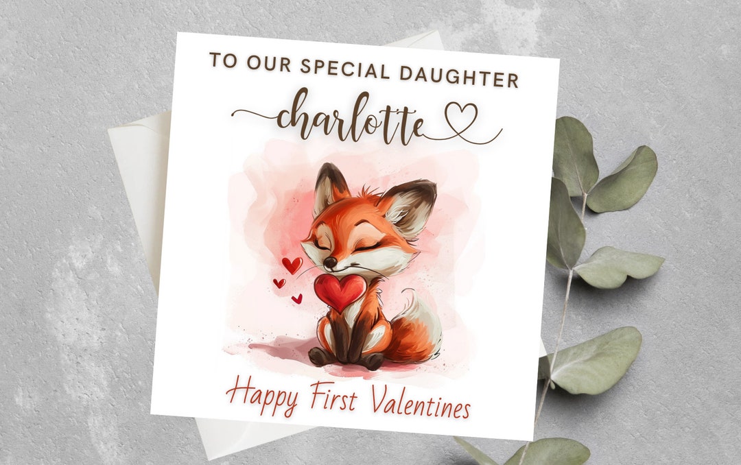 Daughter 1st Valentine's Day Card, Goddaughter, Granddaughter First ...