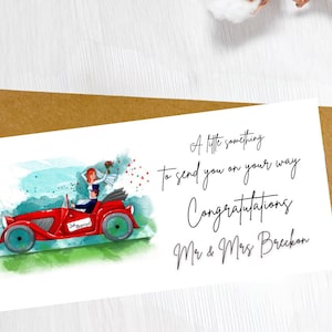 Wedding Gift Money Card, Congratulations Money Wallet, Wedding Present, Wedding Money Gift Card, Just Married Money Card, Wedding Gift