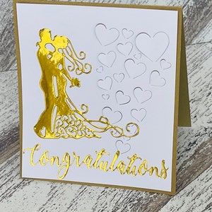 luxury congratulations card for wedding, Congratulations Wedding Card for Couple , Wedding Card Bride & Groom, Engagement Card for couple