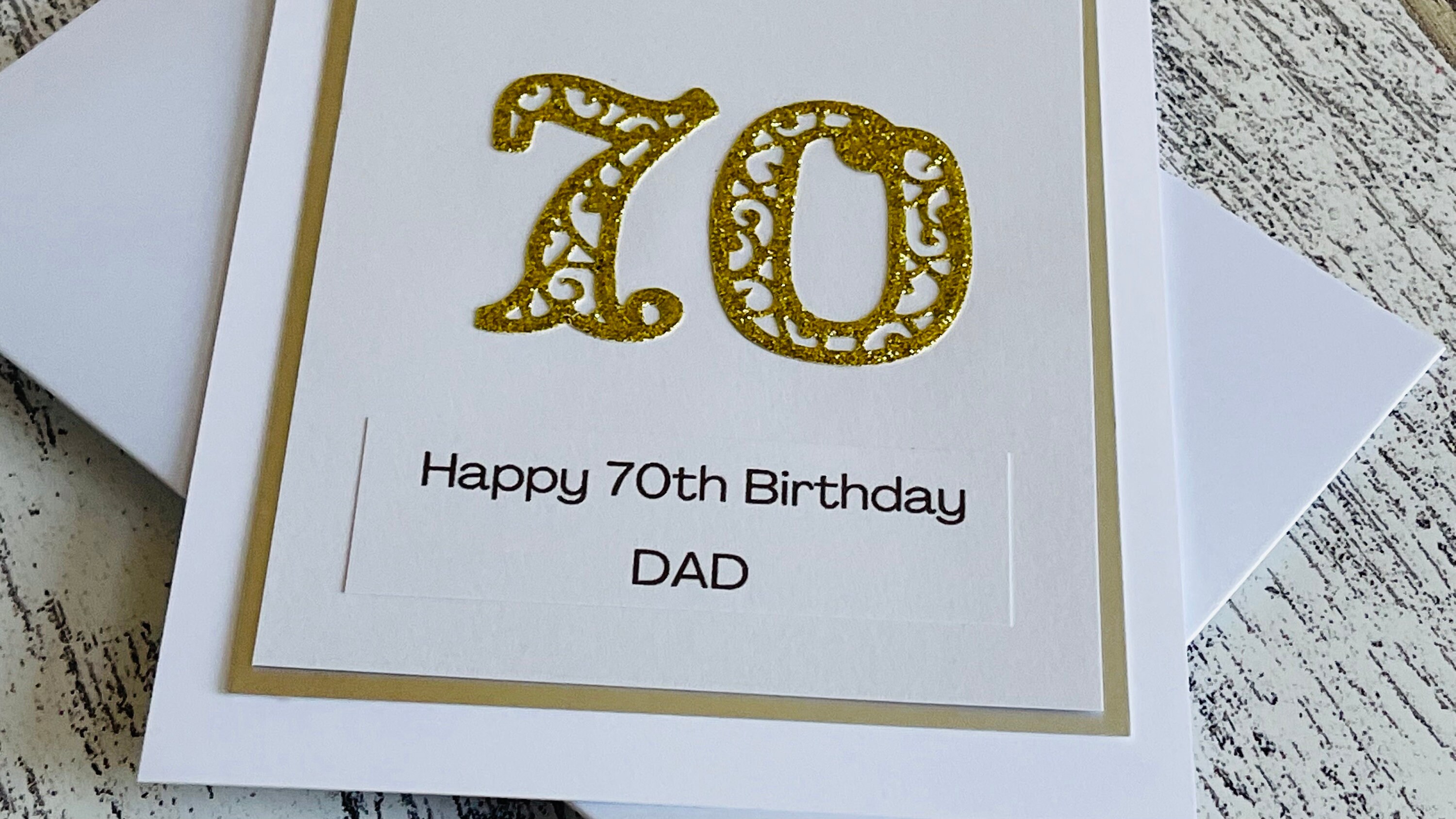 Personalised 70th Birthday Card for Dad 70th Birthday Card - Etsy Canada