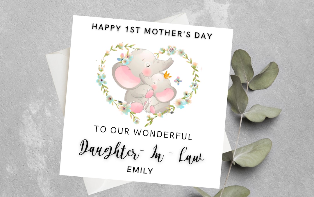 Lush Daughter In Law First Mothers Day Card Picture Nature Lush Daughter In Law First Mothers Day Card Picture Nature