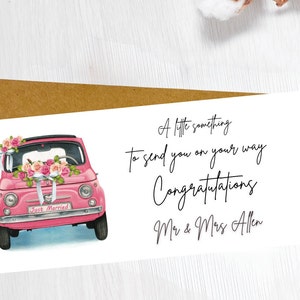 Wedding Gift Money Card, Congratulations Money Wallet, Wedding Present, Wedding Money Gift Card, Just Married Money Card, Wedding Gift