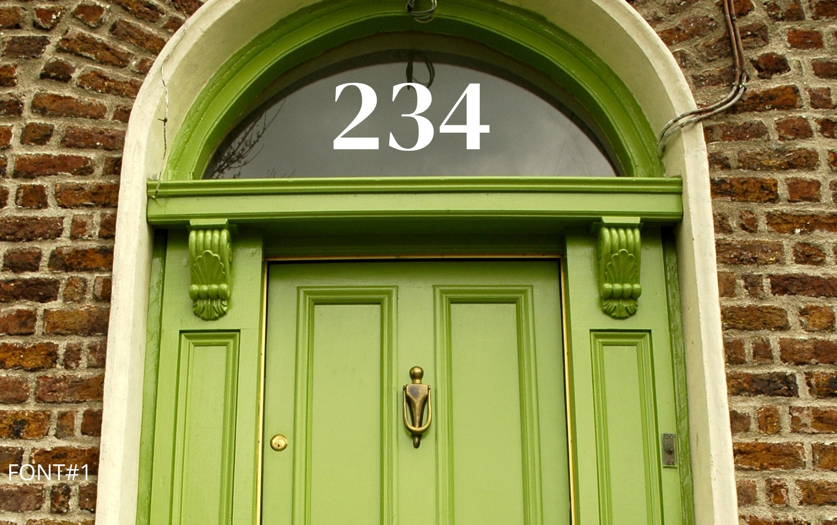 Personalized House Number Decal House Number Address Etsy