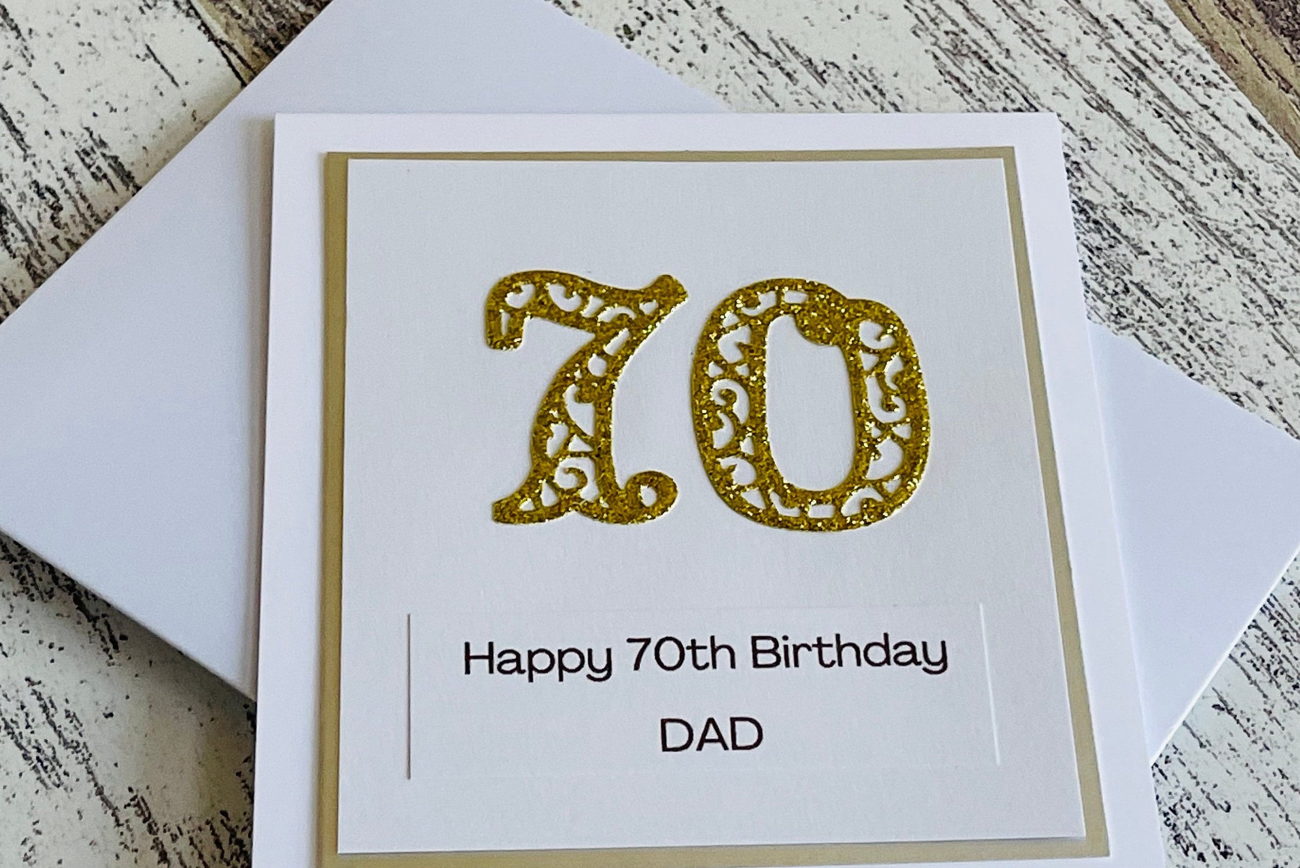 Personalised 70th Birthday Card for Dad 70th Birthday Card - Etsy Canada