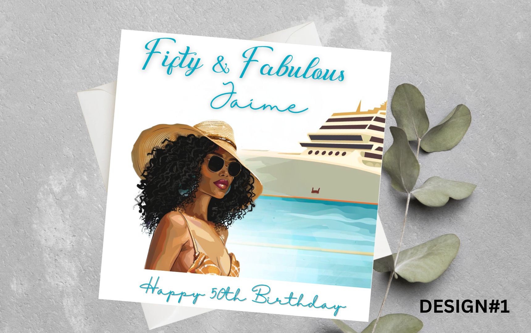 Biglietto Auguri 40° Compleanno Donna - Design Oro E Frasi Speciali - Old English Company - 3