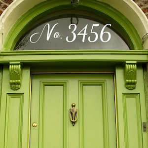Personalized Mailbox Decal, House Number Decals, Custom Mailbox Sign, House Number And Address Sign Decals, Mailbox Sticker Up to 4 numbers