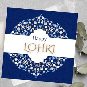 Tarjeta de felicitación de Lohri, tarjeta de feliz Lohri, tarjeta de deseos de Lohri, tarjeta de celebración de Lohri, tarjeta tradicional de Lohri, festival de Lohri