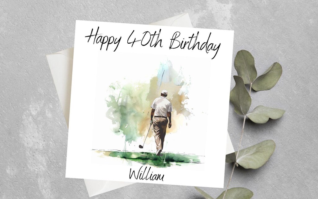 Biglietto Di Compleanno Divertente Per Golfista - 'Perché Non Fanno Solo I Fori Più Grandi?' - Con Busta, Formato 5x7, FSC