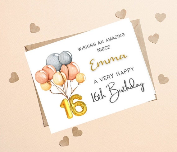 Biglietto Di Auguri Per 6° Compleanno Nipote – Design Con Stelle E Candele, Lamina D'Argento, Messaggio Speciale, Ecologico, 228x155 Mm Con Busta