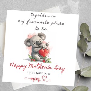 Tarjeta personalizada del Día de la Madre, 1ª Tarjeta del Día de la Madre, Para una mamá especial, Mami, Mamá, Abuela, Nonna, Nanna, Tarjeta del Día de la Madre de la Bisabuela