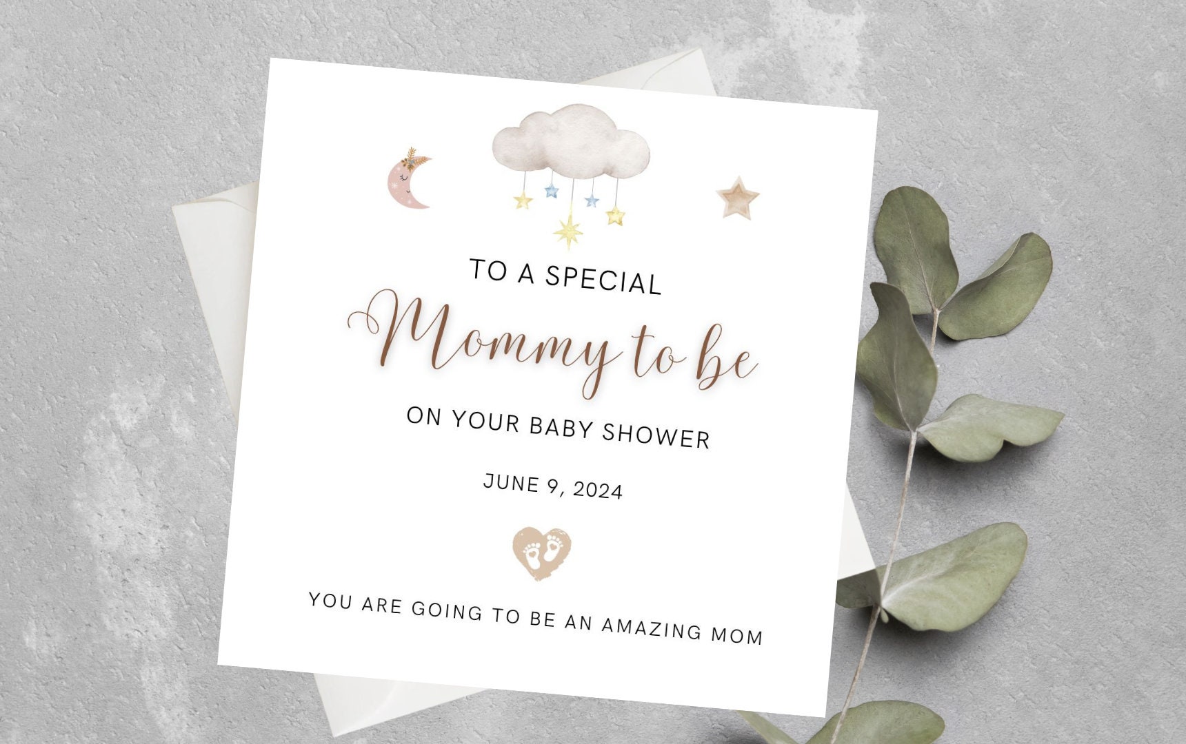 Welkomstbord babyshower met foto