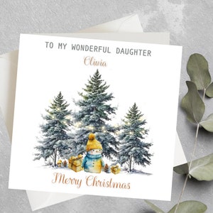 Carte de Noël personnalisée pour fils ou fille, carte de Noël pour bébé garçon ou fille, carte de Noël pour enfants, carte de Noël pour enfants