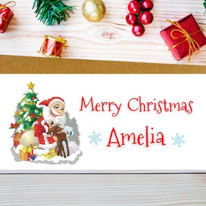 Portefeuille d’argent de Noël personnalisé, carte de Noël nom personnalisé, enveloppe d’argent de Noël personnalisée, portefeuille d’argent de Noël personnalisé