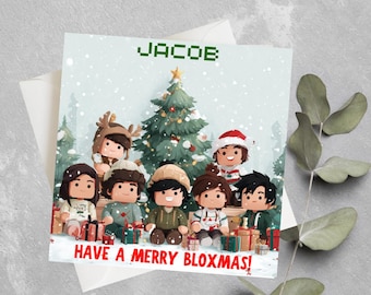 Roblox パーソナライズ クリスマス カード | グリーティング カード