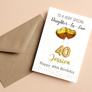 À une carte d’anniversaire de belle-fille très spéciale, à une carte d’anniversaire de belle-fille personnalisée, à une belle-fille spéciale sur sa carte d’anniversaire