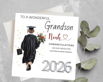 Grandson Graduation Card, Graduation Card For Grandson, Graduation Card For Grandson, Son, Nephew, Graduation Gift For Grandson, Son