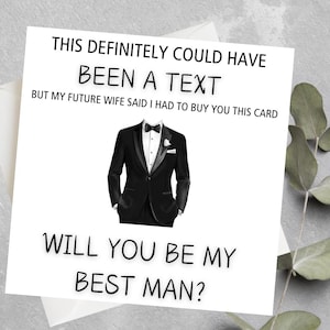 Vuoi essere il mio testimone di nozze per fratello, biglietto di proposta di matrimonio per fratello, vuoi essere il mio testimone di nozze, biglietto ricordo del testimone di nozze