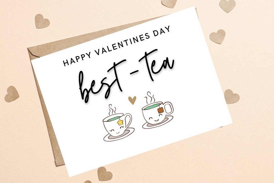 Best Friend Valentine Card for Her, Galentines Day Card for Best Friend ...