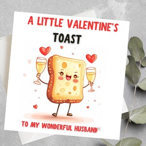 Biglietto di San Valentino per il marito, un piccolo brindisi di San Valentino a mio marito, biglietto di San Valentino divertente per il marito, biglietto di San Valentino divertente per il fidanzato
