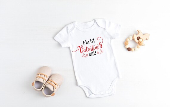 My first top valentine's day onesie
