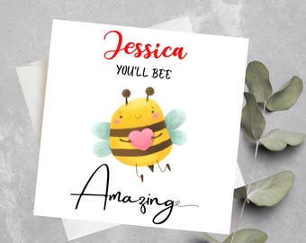 You'll Be Amazing Good Luck Card, Personalised Good Luck Card, Job Interview Good Luck Card, New Adventure Good Luck Card, Good Luck Card