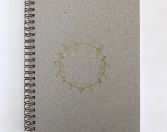 A5 Notizbuch Mit Spiralbindung Etsy