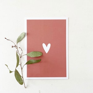 Postkarte Herz