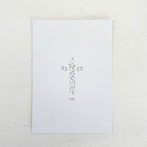 Postkarte „Danke“ Kreuz
