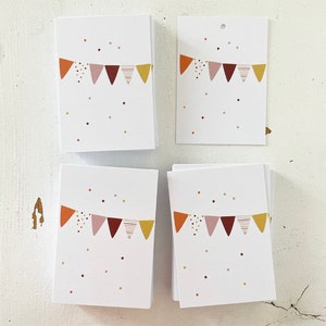 Minikarte Postkarte Anhänger A8 Girlande