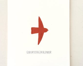 Immerwährender Geburtstagskalender A5