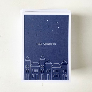 Postkarte Weihnachtskarte „frohe Weihnachten“