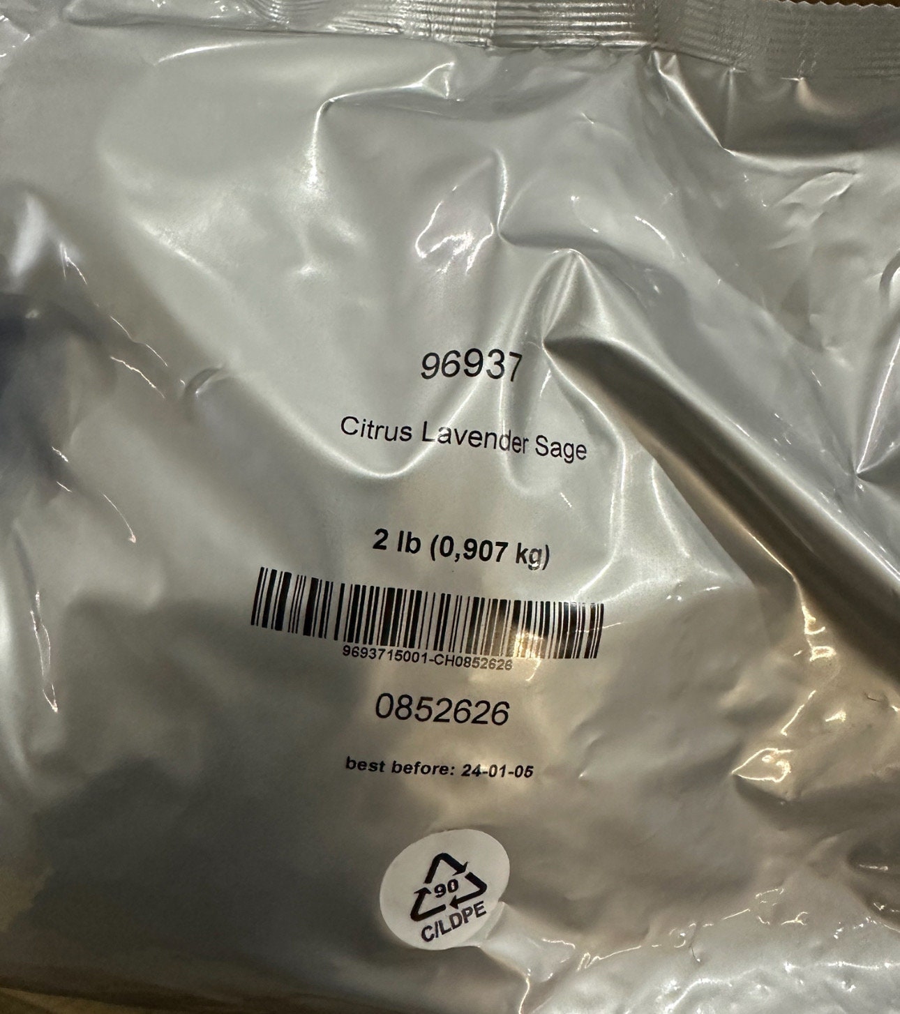 2lbs 2 Lbs Starbucks Teavana Tea Sealed Bags Citrus Lavender Sage Very Rare!!!