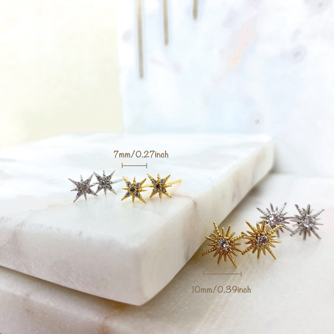 Starburst Pearl Stud Earring main image 0