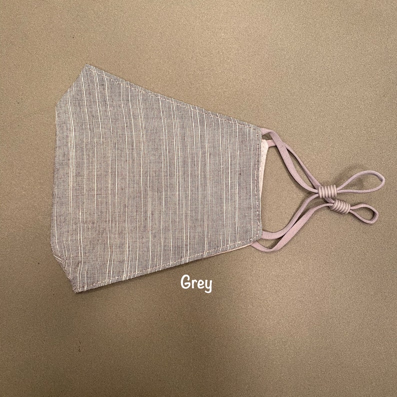 Linen Face Mask Face Mask Washable Reusable Adjustable Etsy UK