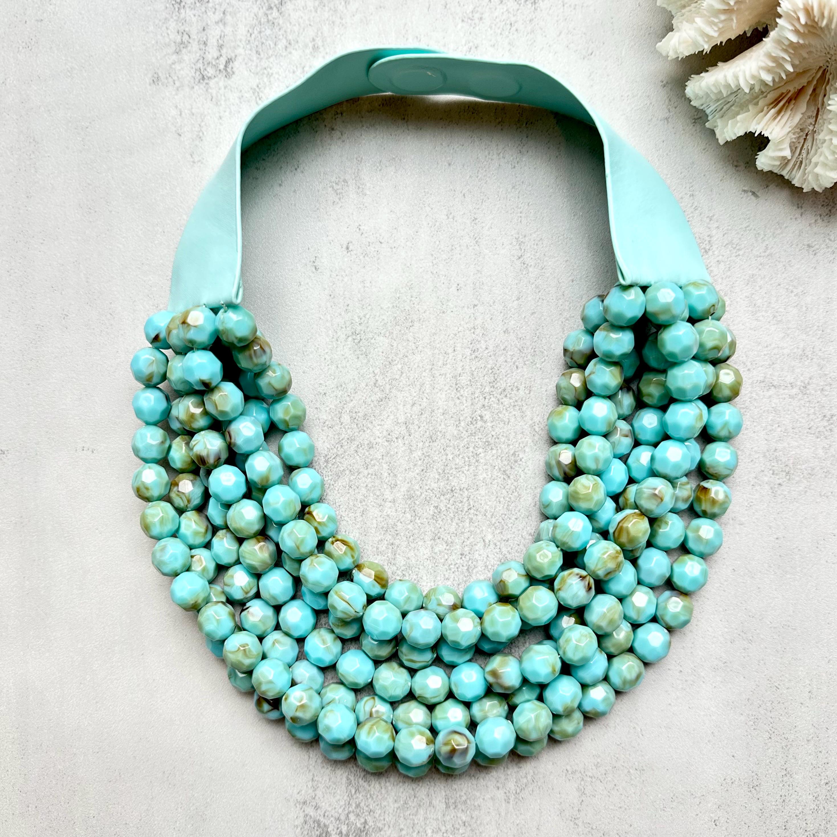 【KOOLOSET】Star Beads Necklace (handmade) Chunky Star Beads - Etsy