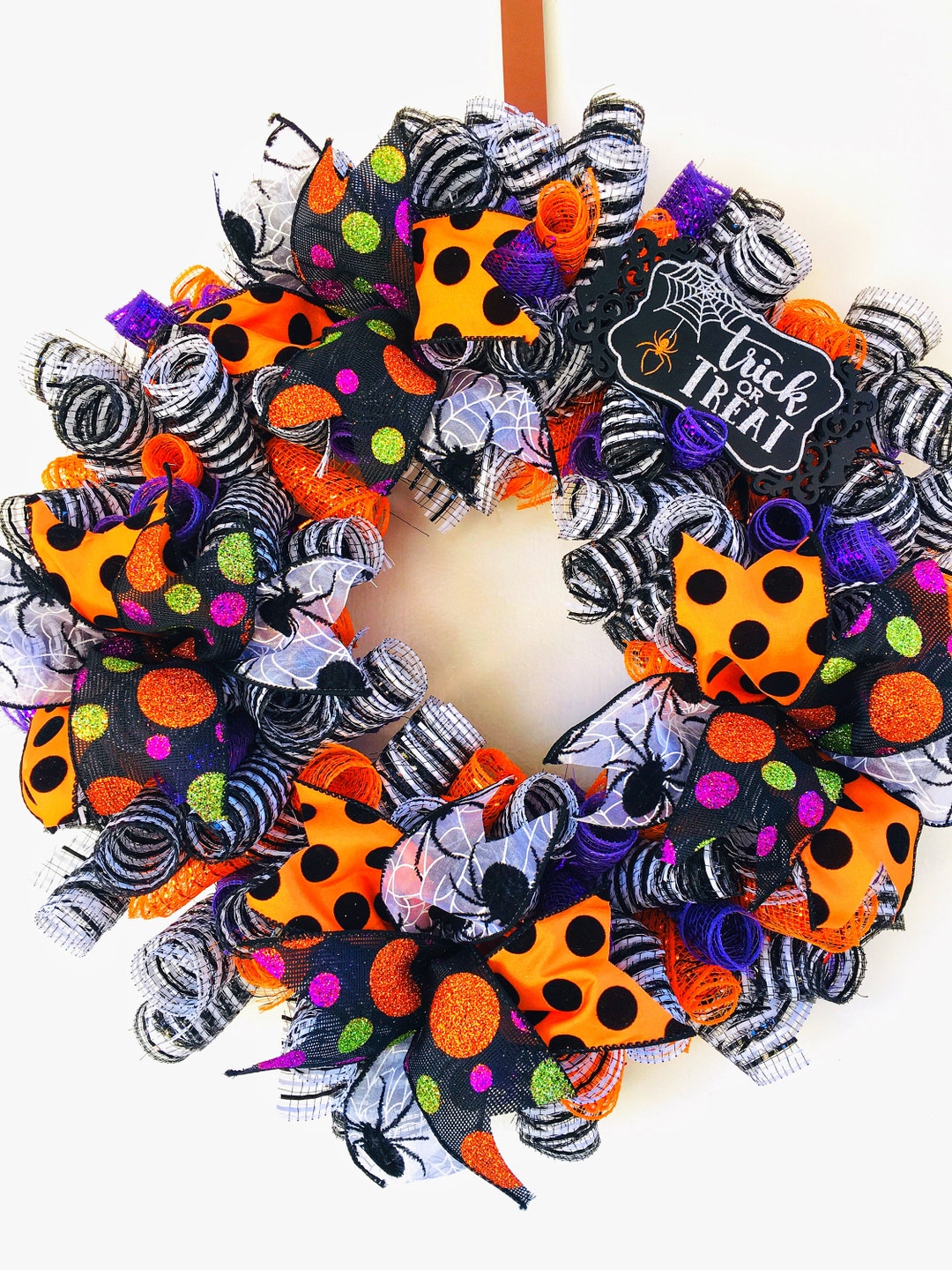 Halloween Wreath-halloween Door Wreath-halloween Door - Etsy