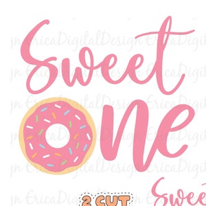 Sweet One SVG Cut File Cute First Birthday Cutting File 1st Birthday ...