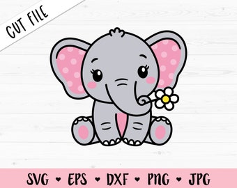 Download Baby Elephant Svg Etsy
