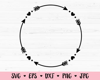 Download Arrow Circle Svg Etsy