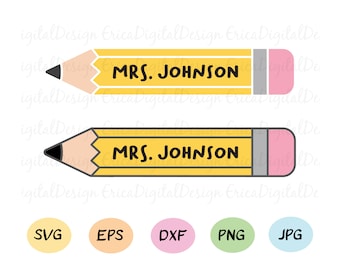Name Label Svg Etsy