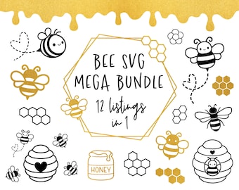 Download Bee Svg Etsy
