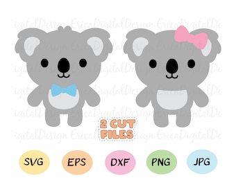 Download Koala Silhouette Etsy SVG Cut Files