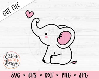 Download Baby Elephant Svg Etsy