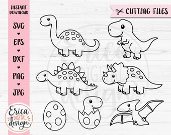 Download Baby Dinosaur Svg Etsy