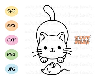 Download Cat Outline Svg Etsy PSD Mockup Templates