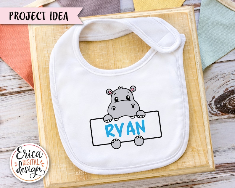 Safari Tier Namen Rahmen SVG Schnittdatei Cricut Silhouette Split Monogramm Student Namensschild Schule Klassenzimmer Label Kinder Baby Lehrer Dschungel Zoo Bild 8